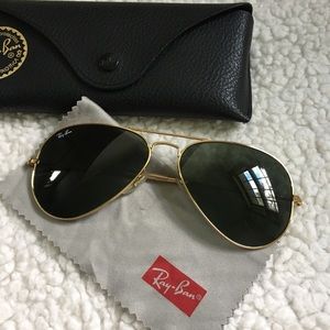 RayBan Perfect Condition Aviator Sunglasses
